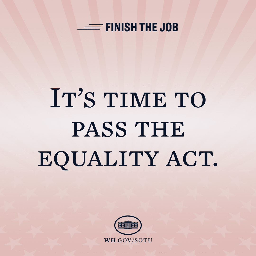 It’s time to pass the Equality Act.