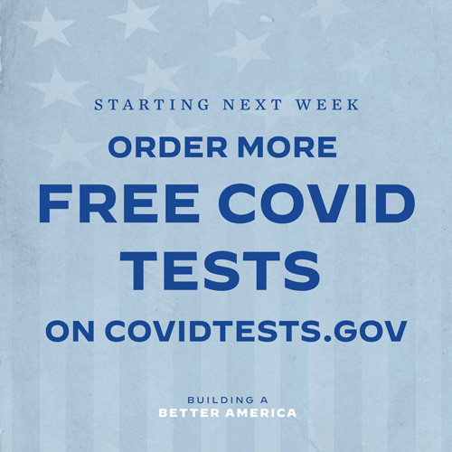Order More Free Covid Tests On covidtests.gov