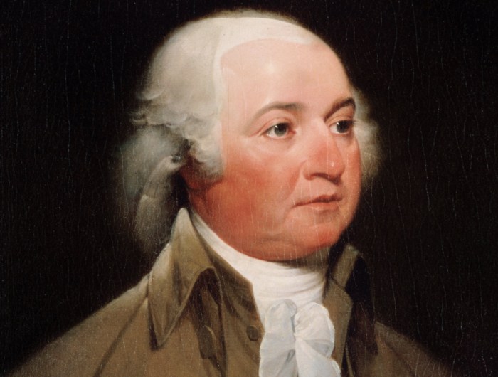 Portrait of John Adams, the 2nd President of the United States