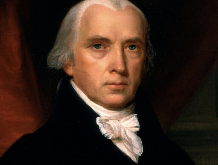 Portrait of James Madison, the 4th President of the United States