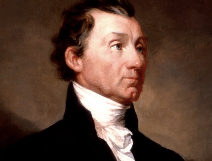 Portrait of James Monroe, the 5th President of the United States