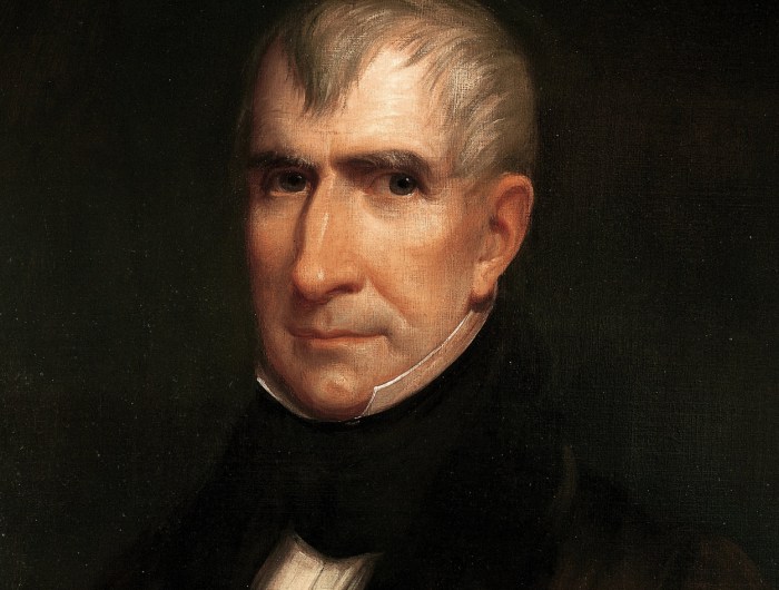 Portrait of William Henry Harrison, the 9th President of the United States