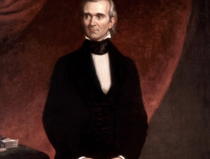 Portrait of James K. Polk, the 11th President of the United States