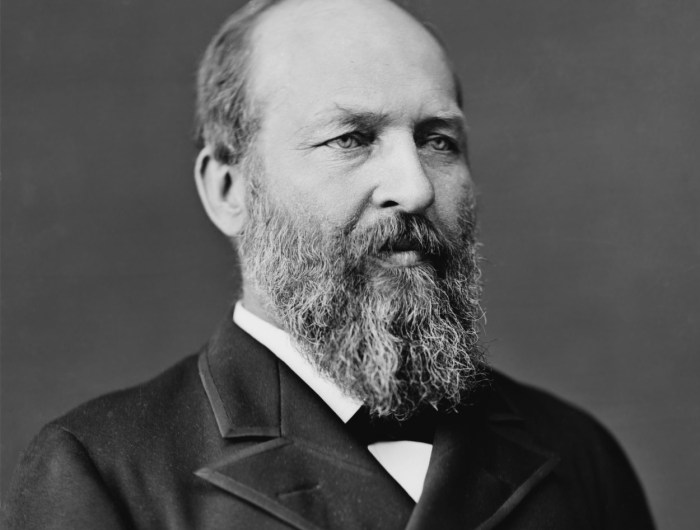 Portrait of James Garfield, the 20th President of the United States