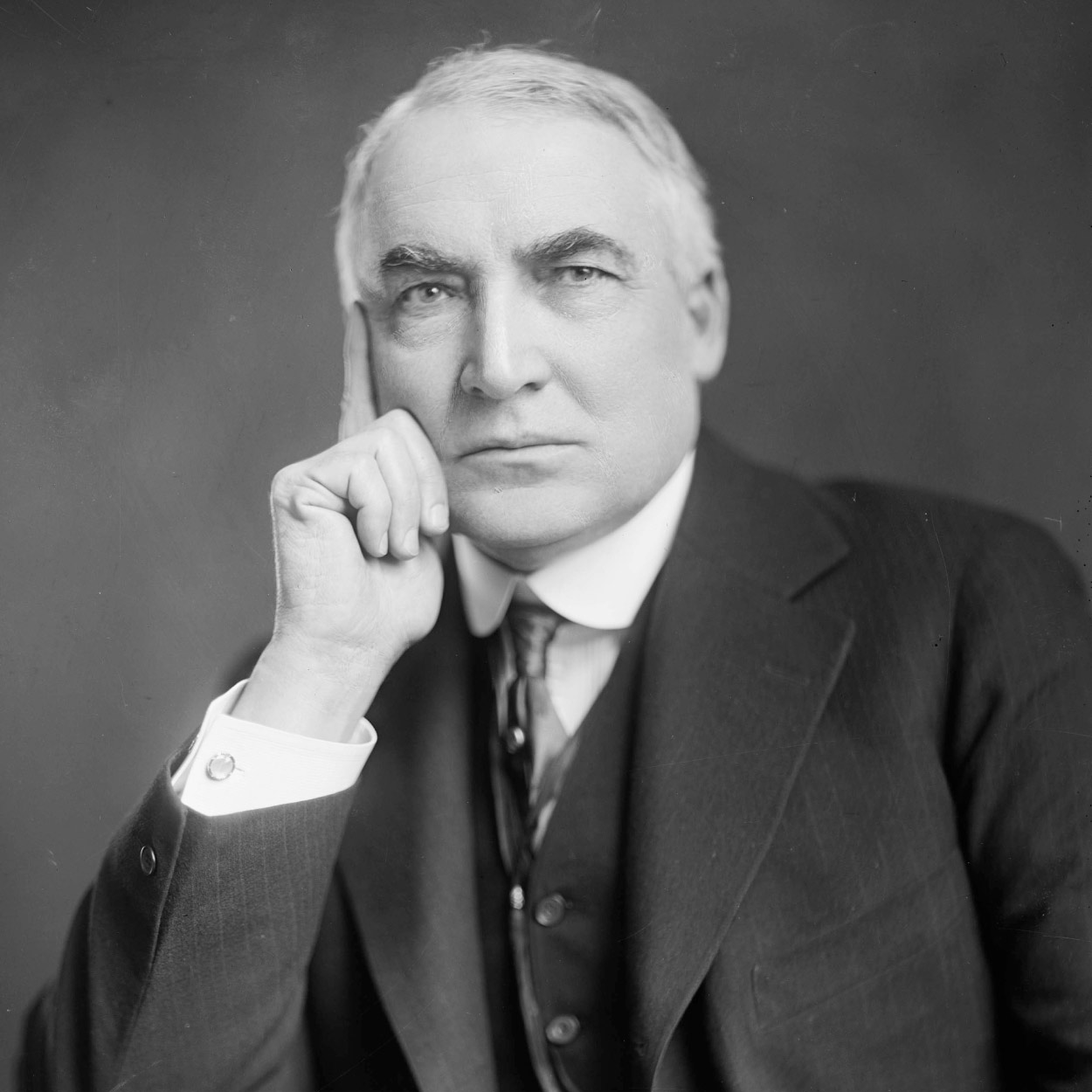 Portrait of Warren G. Harding, the 29th President of the United States