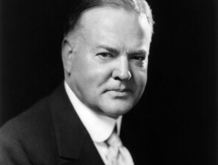 Portrait of Herbert Hoover, the 31st President of the United States
