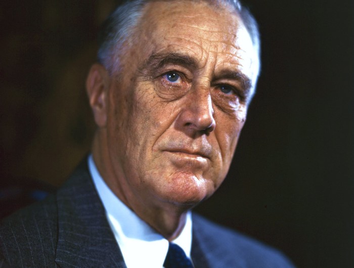 Portrait of Franklin D. Roosevelt, the 32nd President of the United States