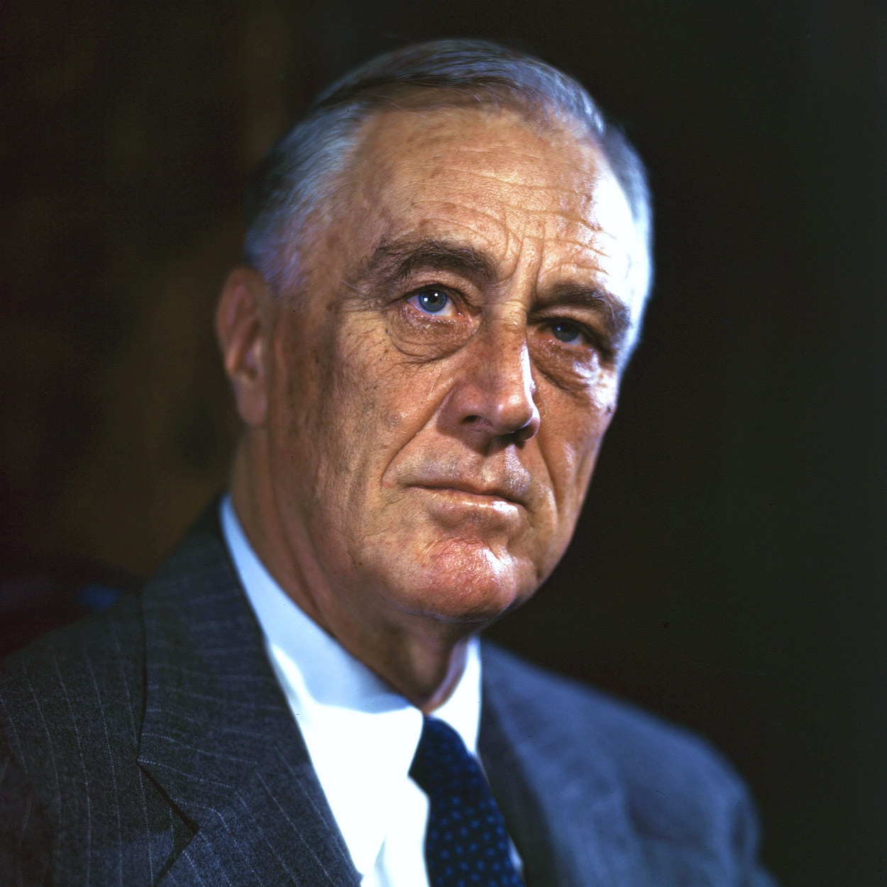 Portrait of Franklin D. Roosevelt, the 32nd President of the United States