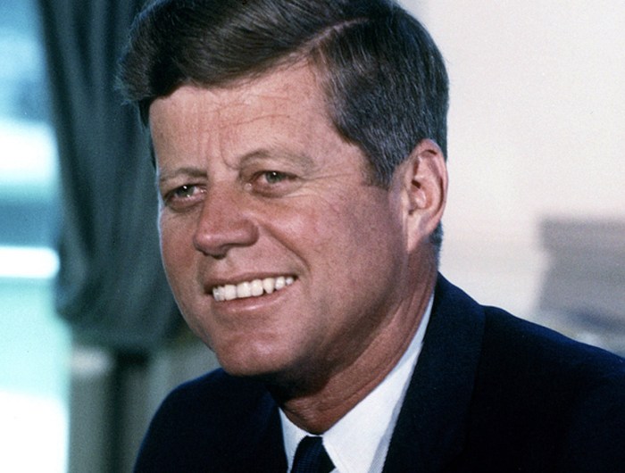 Portrait of John F. Kennedy, the 35th President of the United States