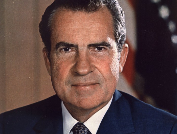Portrait of Richard M. Nixon, the 37th President of the United States