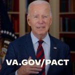 Biden direct to camera urging veterans to visit VA.gov/PACT