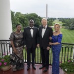 President Ruto and President Biden at the White House overlooking the Washington Monument.