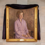 A portrait of former First Lady Rosalynn Carter