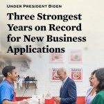 Under President Biden: Three strongest years on record for new business applications
