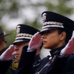 Police officers attending the National Peace Officers Memorial
