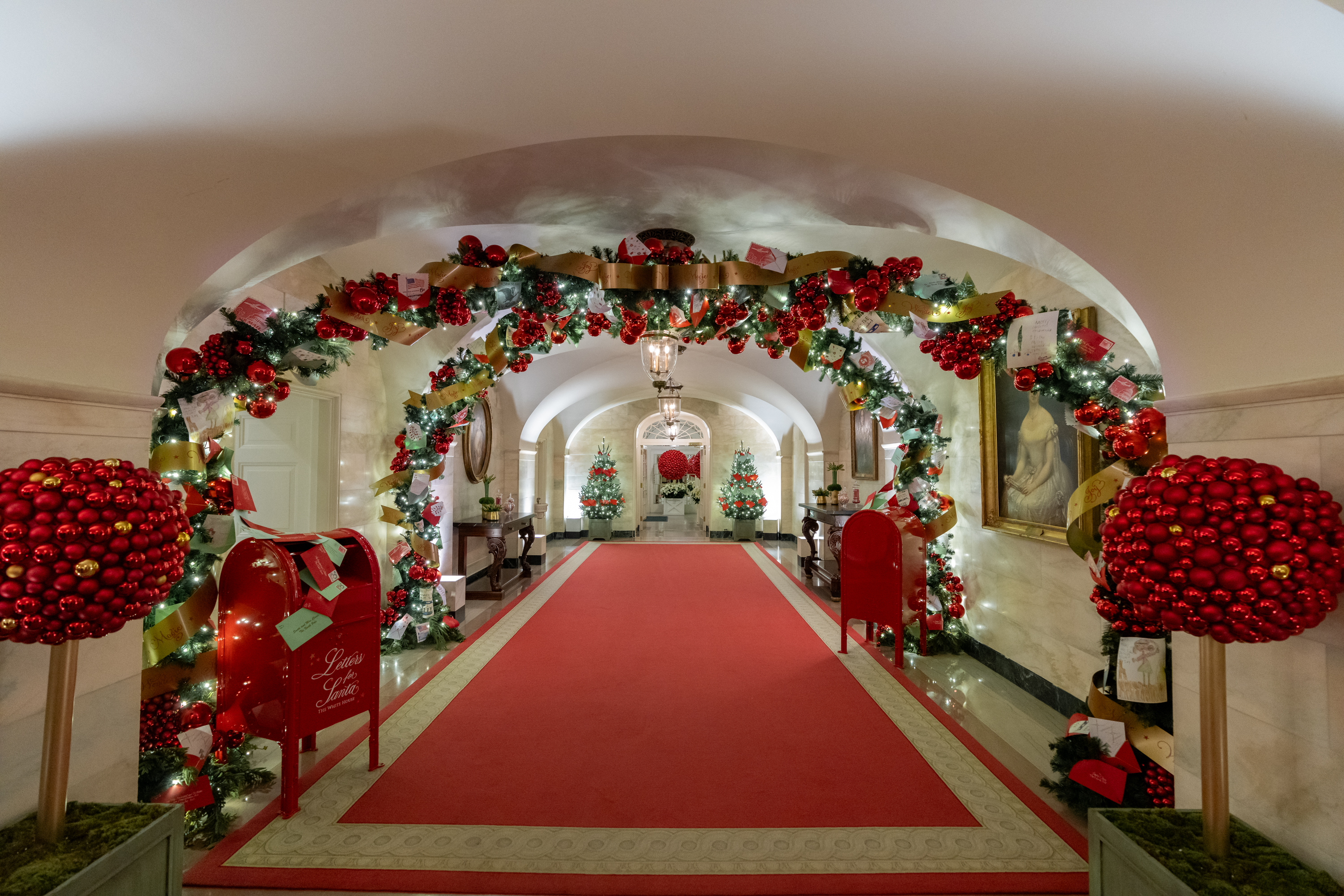 The Ground Floor Corridor Christmas Decorations