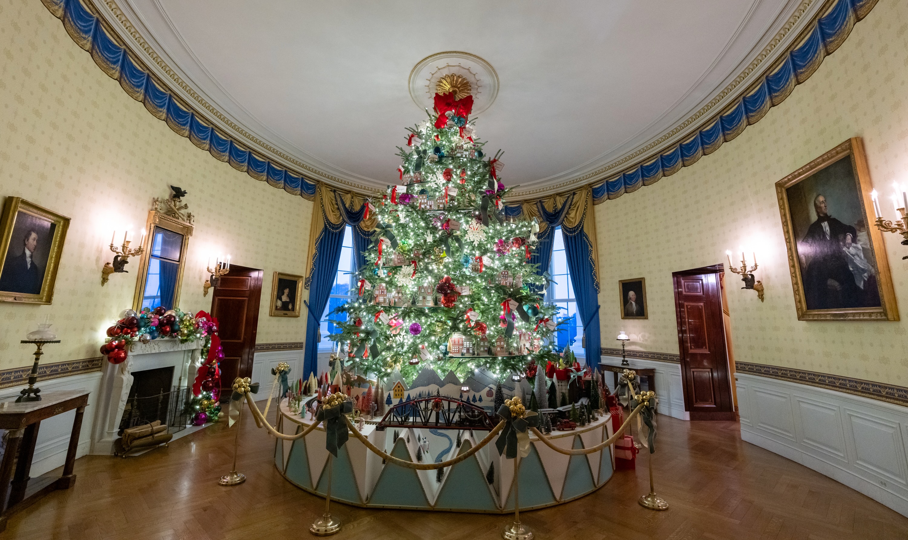 The Blue Room Christmas Tree