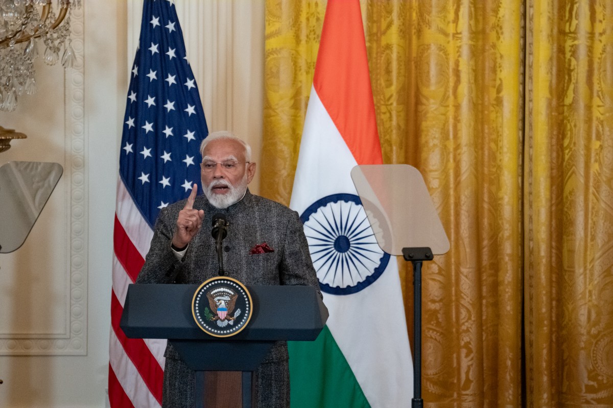 President Donald J. Trump hosts Prime Minister Narendra Modi of India at the White House, Thursday, February 13, 2025. (Official White House Photo by Joyce N. Boghosian.)