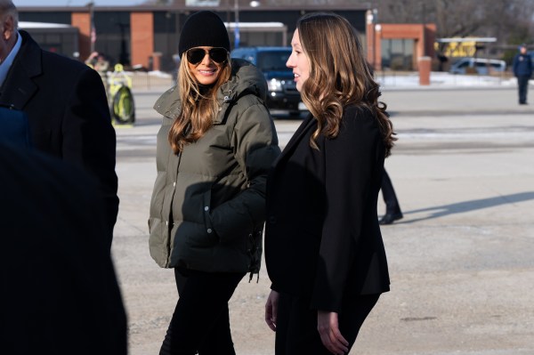 President Donald J. Trump and First Lady Melania Trump land in Marine One at Joint Base Andrews, Maryland, Friday, Jan. 24, 2025. (Official White House Photo by Andrea Hanks)