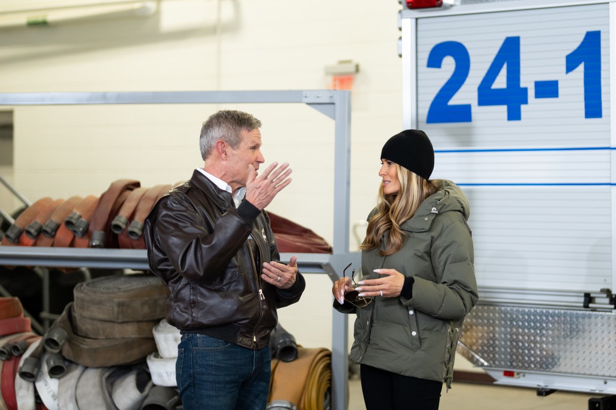 President Donald J. Trump and First Lady Melania Trump join a briefing on the effects of Hurricane Helene at Asheville Regional Airport in Fletcher, North Carolina , Friday, Jan. 24, 2025. (Official White House Photo by Andrea Hanks)