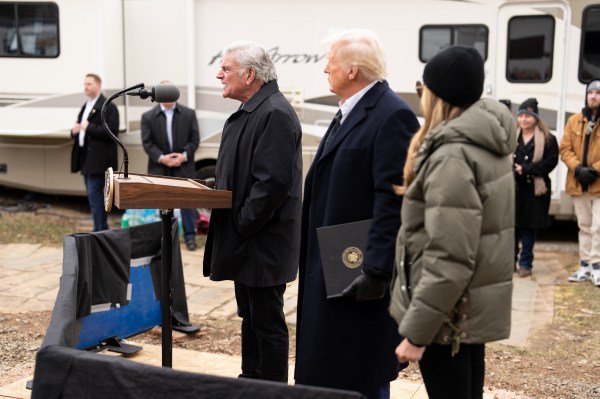 President Donald J. Trump and First Lady Melania Trump meet with homeowners and families affected by Hurricane Helene in Swannanoa, North Carolina , Friday, Jan. 24, 2025. (Official White House Photo by Andrea Hanks)