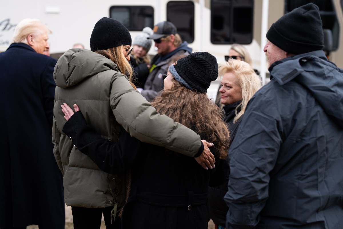 President Donald J. Trump and First Lady Melania Trump meet with homeowners and families affected by Hurricane Helene in Swannanoa, North Carolina , Friday, Jan. 24, 2025. (Official White House Photo by Andrea Hanks)
