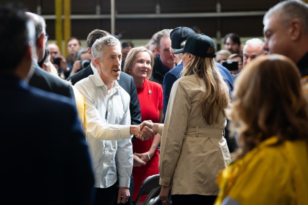 President Donald J. Trump and First Lady Melania Trump participate in a briefing after a tour of the Pacific Palisades neighborhood affected by recent wildfires in Los Angeles, Friday, Jan. 24, 2025 (Official White House Photo by Andrea Hanks)