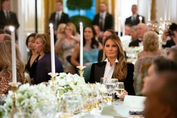 First Lady Melania Trump hosts a black-tie dinner for the nation’s governors, Saturday, February 22, 2025, in the East Room of the White House.  (Official White House Photo by Andrea)