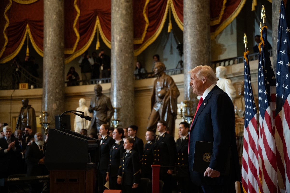 President Donald Trump attends the National Prayer Breakfast, Thursday, February 6, 2025, at the U.S. Capitol in Washington, D.C. (Official White House Photo by Molly Riley.)