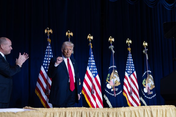 President Donald Trump attends the National Prayer Breakfast, Thursday, February 6, 2025, at the Washington Hilton in Washington, D.C. (Official White House Photo by Molly Riley.)