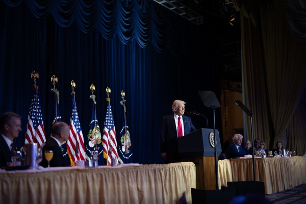 President Donald Trump attends the National Prayer Breakfast, Thursday, February 6, 2025, at the Washington Hilton in Washington, D.C. (Official White House Photo by Molly Riley.)
