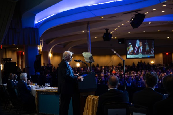 President Donald Trump attends the National Prayer Breakfast, Thursday, February 6, 2025, at the Washington Hilton in Washington, D.C. (Official White House Photo by Molly Riley.)