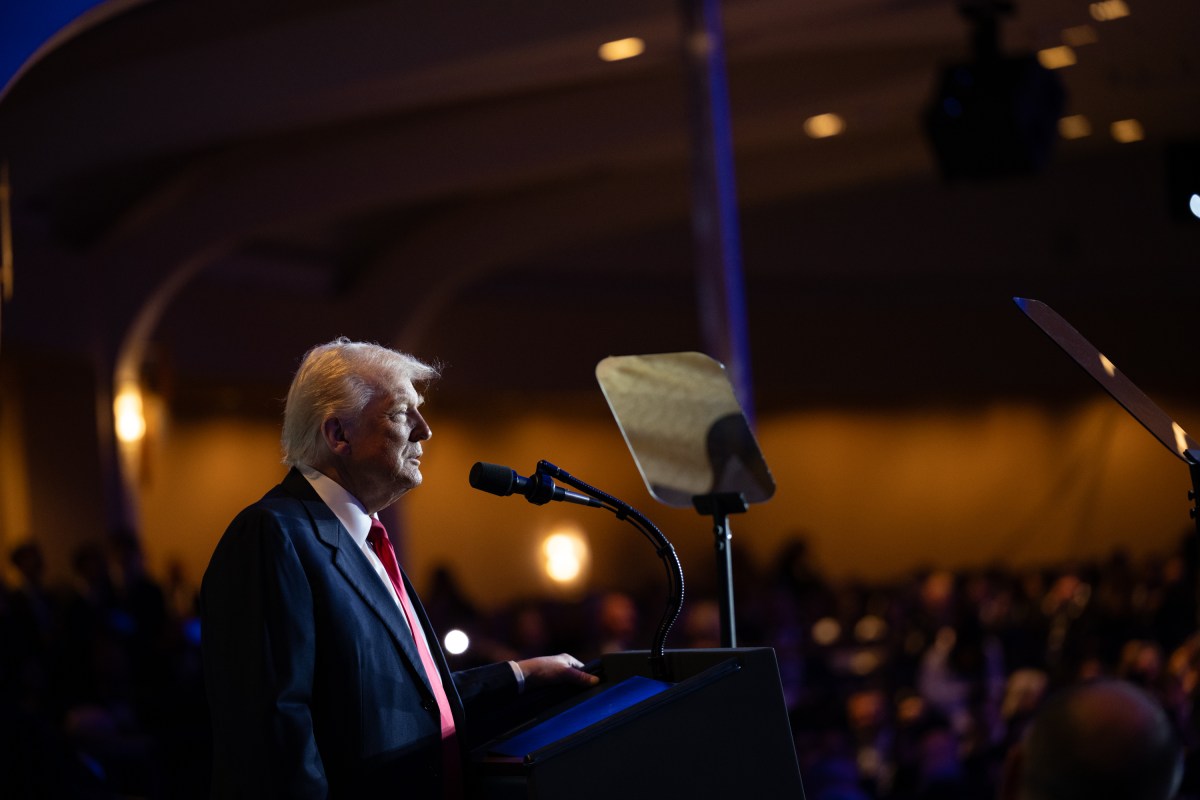 President Donald Trump attends the National Prayer Breakfast, Thursday, February 6, 2025, at the Washington Hilton in Washington, D.C. (Official White House Photo by Molly Riley.)