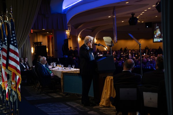 President Donald Trump attends the National Prayer Breakfast, Thursday, February 6, 2025, at the Washington Hilton in Washington, D.C. (Official White House Photo by Molly Riley.)