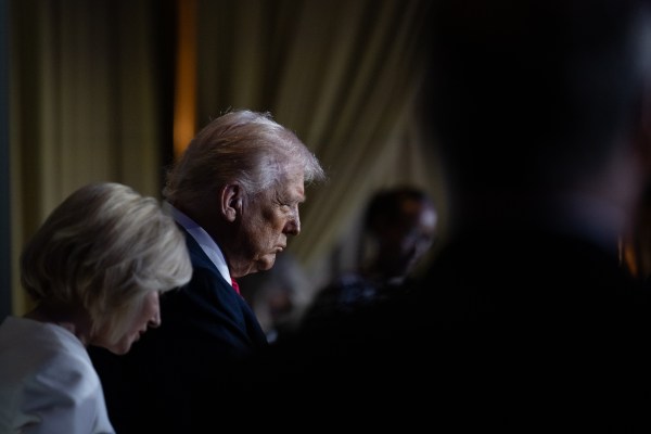 President Donald Trump attends the National Prayer Breakfast, Thursday, February 6, 2025, at the Washington Hilton in Washington, D.C. (Official White House Photo by Molly Riley.)