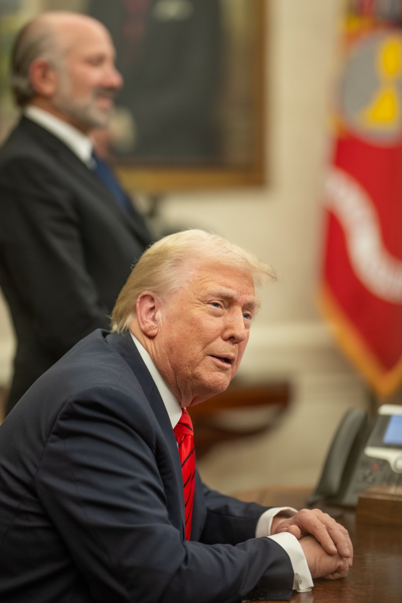 President Donald Trump signs Executive Orders, Monday, February 10, 2025, in the Oval Office. (Official White House photo by Daniel Torok)