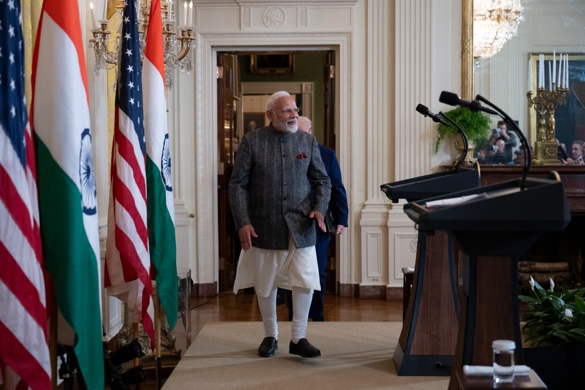 President Donald Trump hosts a bilateral meeting with Prime Minister Narendra Modi of India, Thursday, February 13, 2025, in the East Room.(Official Photo by Molly Riley)
