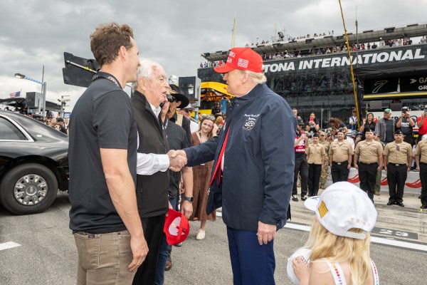 President Donald J. Trump attends the Daytona 500 at Daytona International Speedway in Daytona Beach, Florida, Sunday, February 16, 2025. (Official White House Photo by Daniel Torok)