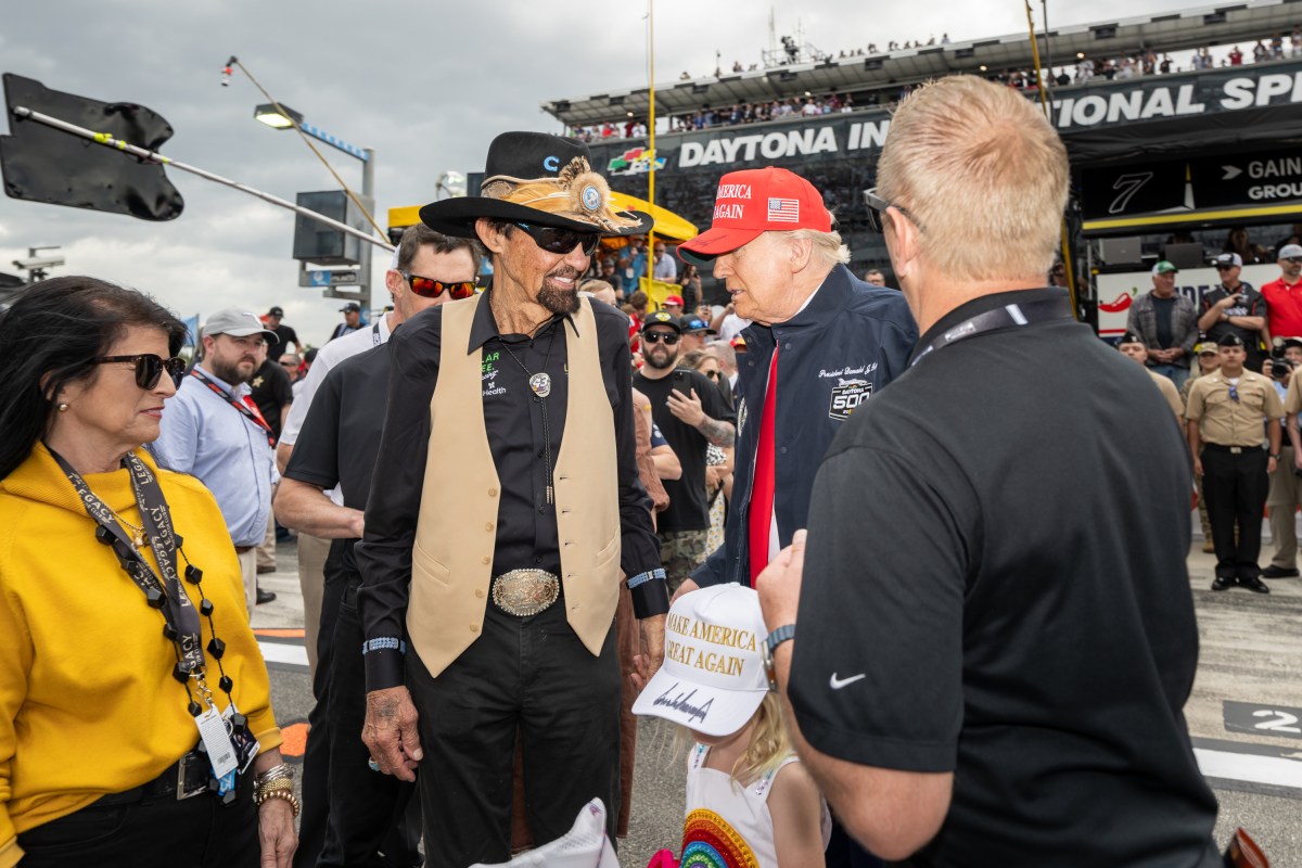 President Donald J. Trump attends the Daytona 500 at Daytona International Speedway in Daytona Beach, Florida, Sunday, February 16, 2025. (Official White House Photo by Daniel Torok)