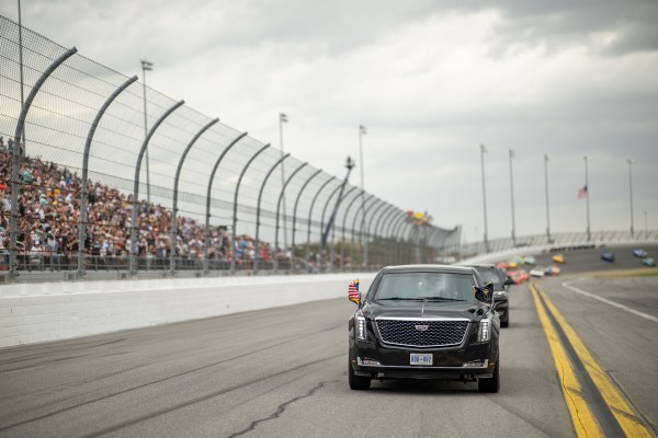 President Donald J. Trump attends the Daytona 500 at Daytona International Speedway in Daytona Beach, Florida, Sunday, February 16, 2025. (Official White House Photo by Daniel Torok)