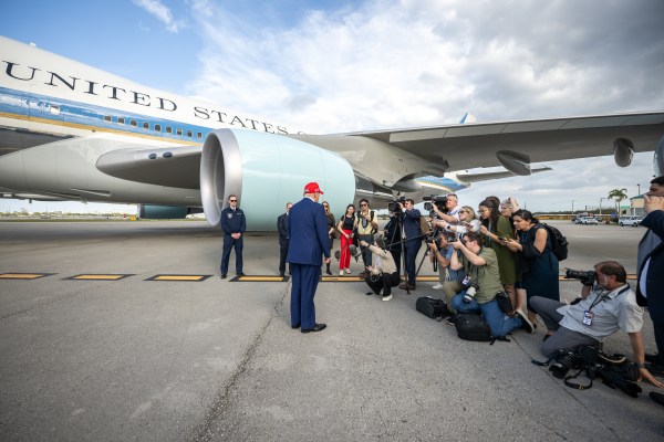 President Donald J. Trump attends the Daytona 500 at Daytona International Speedway in Daytona Beach, Florida, Sunday, February 16, 2025. (Official White House Photo by Daniel Torok)