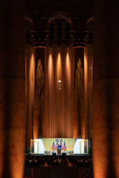 President Donald Trump addresses the Republican Governors Association, Thursday, February 20, 2025, at the National Building Museum in Washington, D.C. (Official White House Photo by Gabriel B Kotico.)