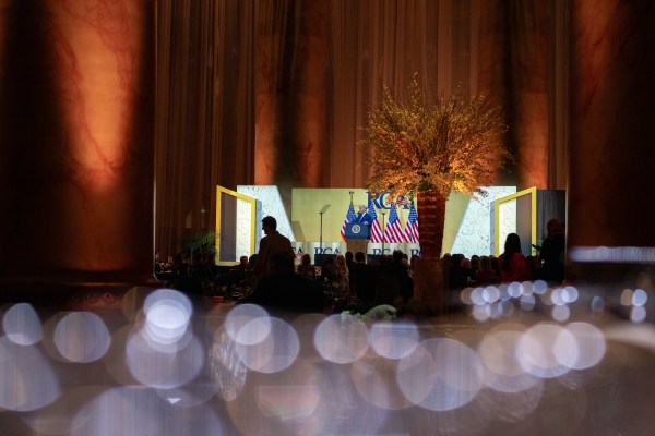 President Donald Trump addresses the Republican Governors Association, Thursday, February 20, 2025, at the National Building Museum in Washington, D.C. (Official White House Photo by Gabriel B Kotico.)
