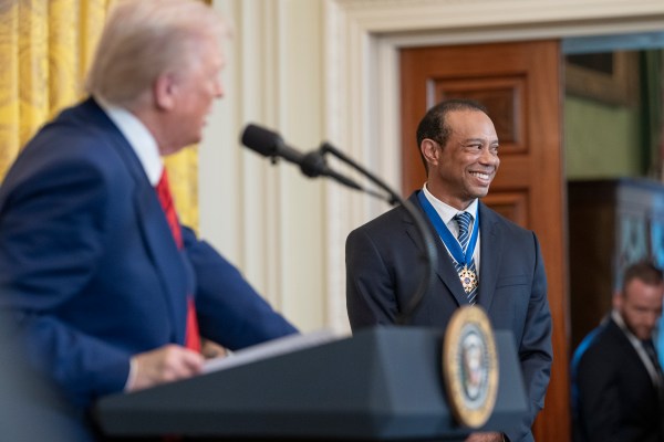 President Donald Trump hosts a reception honoring Black History Month, Thursday, February 20, 2025, in the East Room of the White House.(Official White House Photo by Molly Riley)