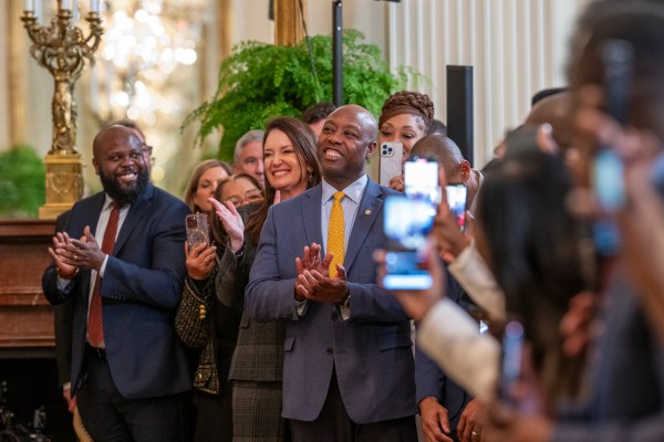 President Donald Trump hosts a reception honoring Black History Month, Thursday, February 20, 2025, in the East Room of the White House.(Official White House Photo by Molly Riley)