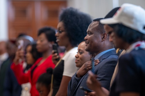 President Donald Trump hosts a reception honoring Black History Month, Thursday, February 20, 2025, in the East Room of the White House.(Official White House Photo by Molly Riley)