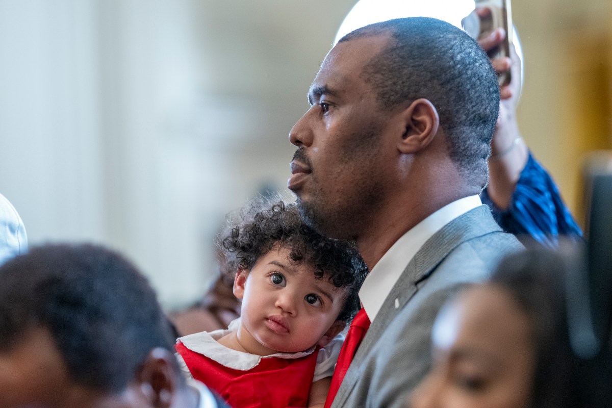 President Donald Trump hosts a reception honoring Black History Month, Thursday, February 20, 2025, in the East Room of the White House.(Official White House Photo by Molly Riley)