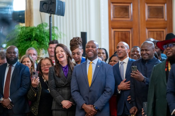 President Donald Trump hosts a reception honoring Black History Month, Thursday, February 20, 2025, in the East Room of the White House.(Official White House Photo by Molly Riley)