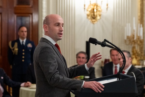 White House senior staff deliver remarks at a business session with the nation’s governors, Friday, February 21, 2025, in the State Dining Room of the White House. (Official White House Photo by Joyce N. Boghosian)