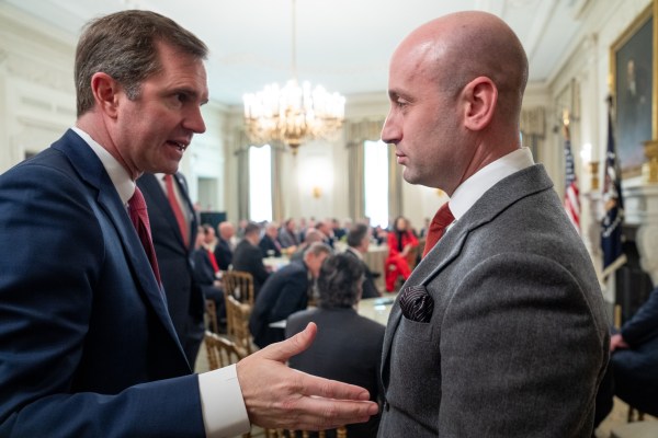 White House senior staff deliver remarks at a business session with the nation’s governors, Friday, February 21, 2025, in the State Dining Room of the White House. (Official White House Photo by Joyce N. Boghosian)